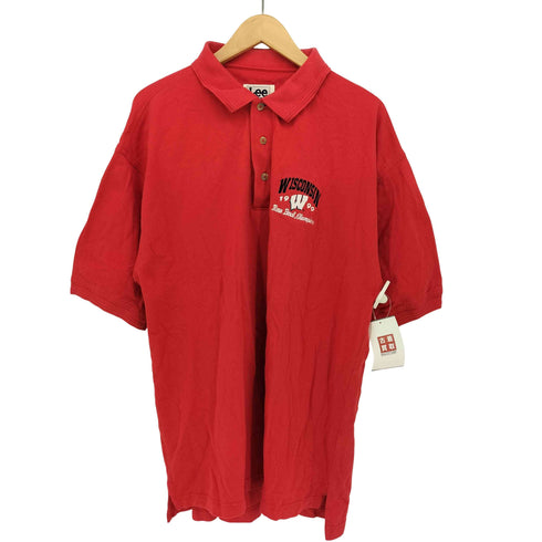 リー Lee 90S SPORT ワンポイント 刺繍 S/S ビッグサイズ ポロシャツ メンズ import:XL