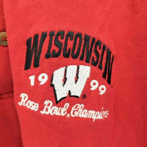 リー Lee 90S SPORT ワンポイント 刺繍 S/S ビッグサイズ ポロシャツ メンズ import:XL