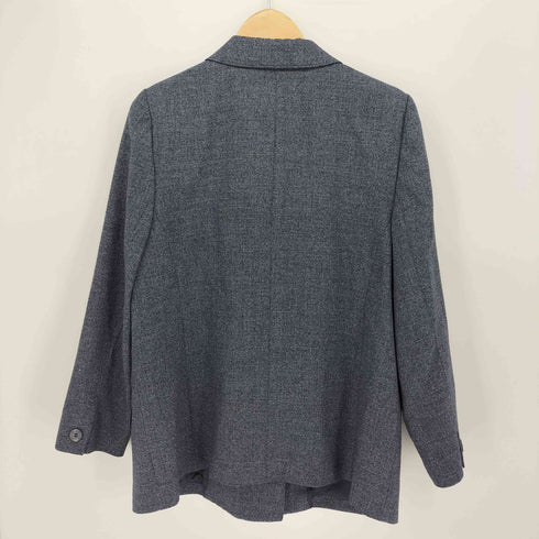 レリアン Leilian 日本製 ウール ダブルブレスト テーラード ジャケット レディース