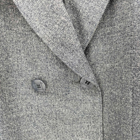 レリアン Leilian 日本製 ウール ダブルブレスト テーラード ジャケット レディース