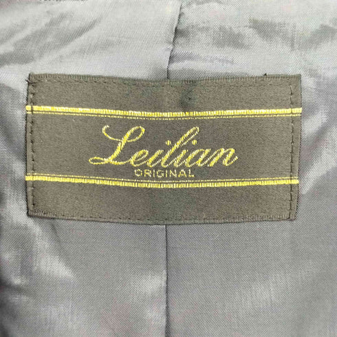 レリアン Leilian 日本製 ウール ダブルブレスト テーラード ジャケット レディース