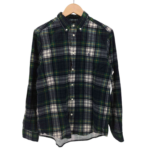 ラルフローレン RALPH LAUREN ポニー 刺繍 L/S プリント コーデュロイ ボタンダウン シャツ メンズ XL(18-20)