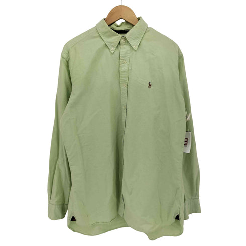 ラルフローレン RALPH LAUREN CLASSIC FIT マルチ ポニー 刺繍 L/S ボタンダウン シャツ メンズ import:L