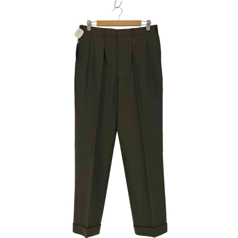 LEGPOINT 2タック インタック ウールスラックス 裾ダブル YZIP メンズ 82