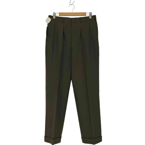 LEGPOINT 2タック インタック ウールスラックス 裾ダブル YZIP メンズ 82