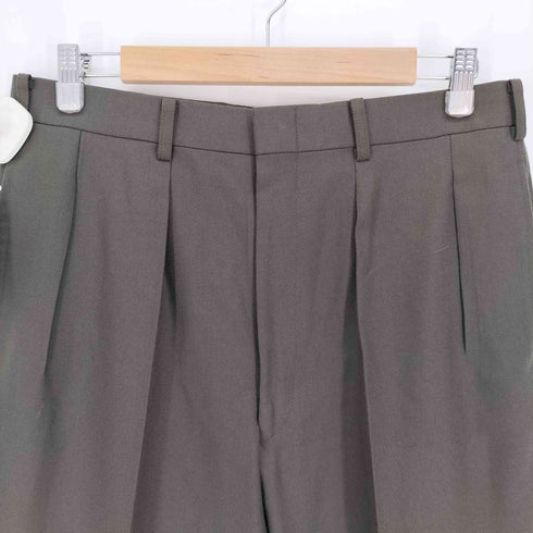 LEGPOINT 2タック インタック ウールスラックス 裾ダブル YZIP メンズ 82
