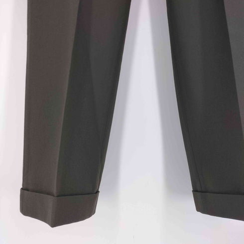 LEGPOINT 2タック インタック ウールスラックス 裾ダブル YZIP メンズ 82