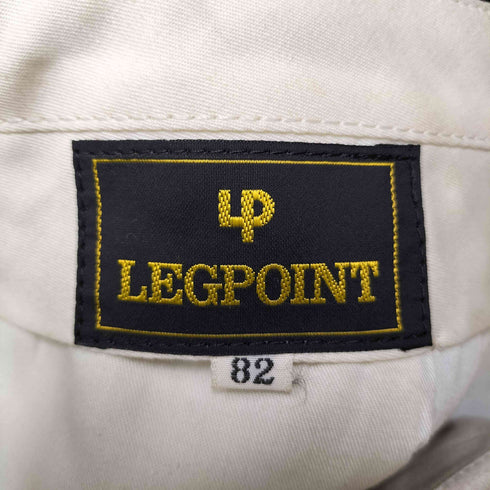 LEGPOINT 2タック インタック ウールスラックス 裾ダブル YZIP メンズ 82