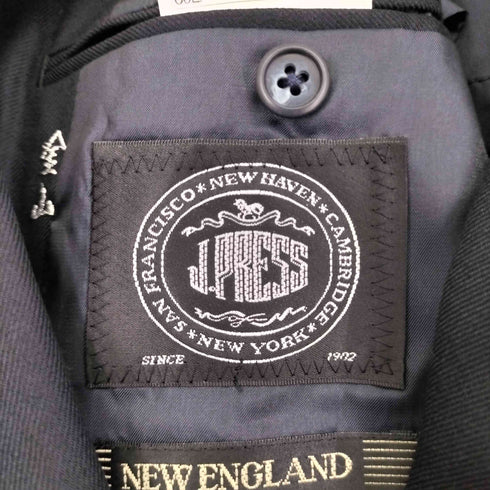 ジェイプレス J.PRESS NEW ENGLAND MODEL 金ボタン 紺ブレ テーラードジャケット メンズ 175