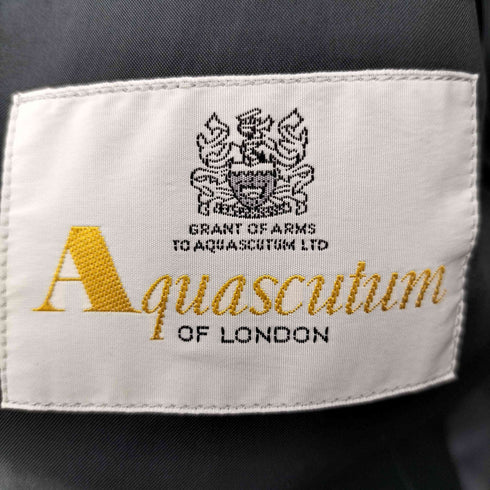 アクアスキュータム AQUASCUTUM グレンチェック 2B テーラードジャケット メンズ AB7
