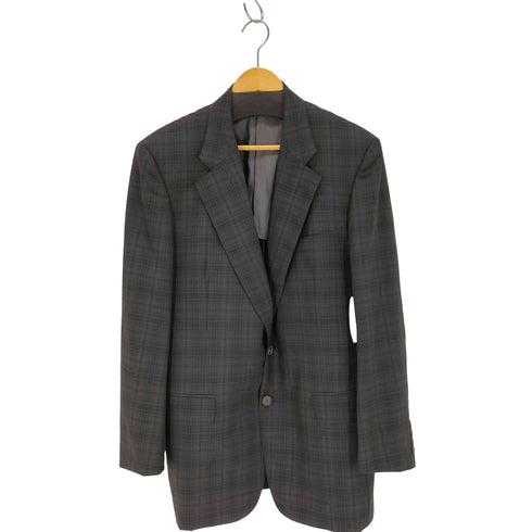 アクアスキュータム AQUASCUTUM チェック 背抜き 2B テーラードジャケット メンズ AB7