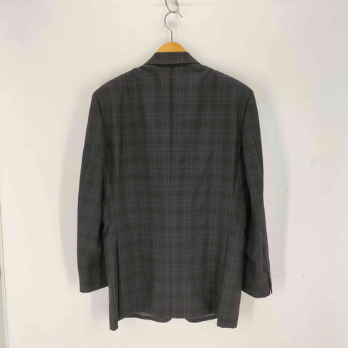 アクアスキュータム AQUASCUTUM チェック 背抜き 2B テーラードジャケット メンズ AB7