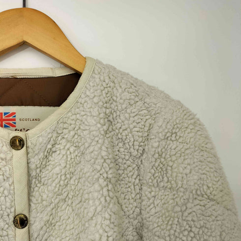 トラディショナルウェザーウェア Traditional Weatherwear ARKLEY ノーカラー ボア フリースジャケット レディース JPN:34