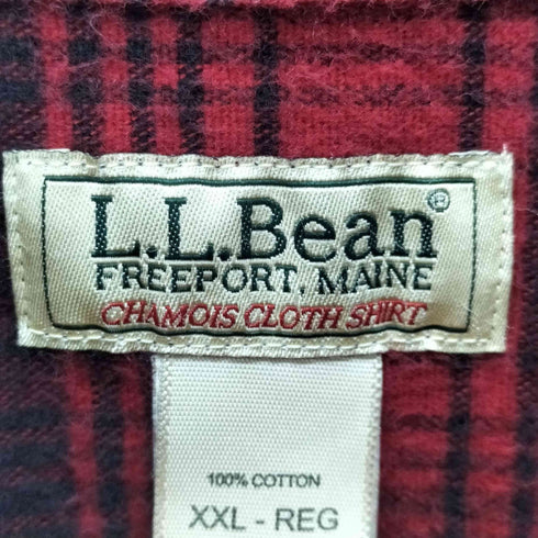 エルエルビーン L.L.Bean Chamois Cloth Shirt シャモアクロスシャツ メンズ JPN:XXL