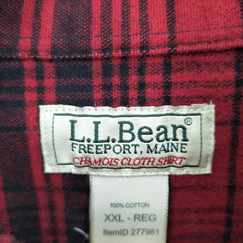 エルエルビーン L.L.Bean Chamois Cloth Shirt シャモアクロスシャツ メンズ JPN:XXL