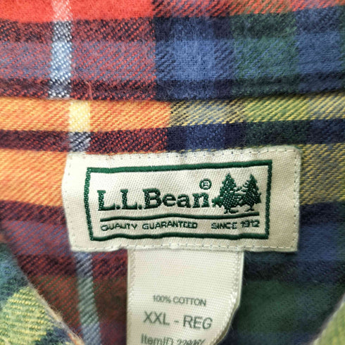 エルエルビーン L.L.Bean チェック ボタンダウンシャツ メンズ JPN:XXL