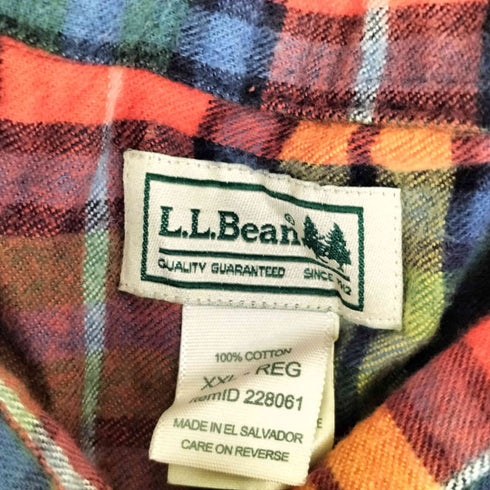 エルエルビーン L.L.Bean チェック ボタンダウンシャツ メンズ JPN:XXL