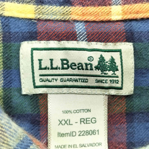 エルエルビーン L.L.Bean チェック ボタンダウンシャツ メンズ JPN:XXL