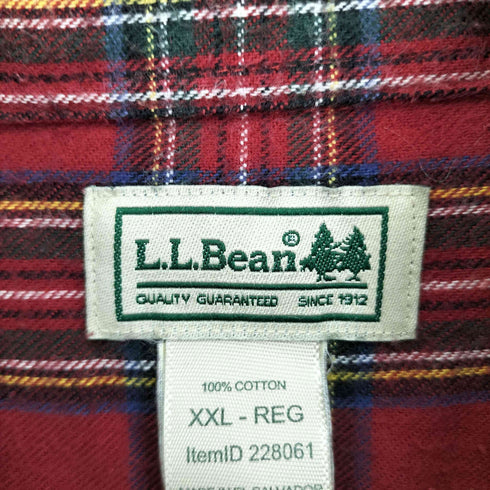 エルエルビーン L.L.Bean チェック ボタンダウンシャツ メンズ JPN:XXL