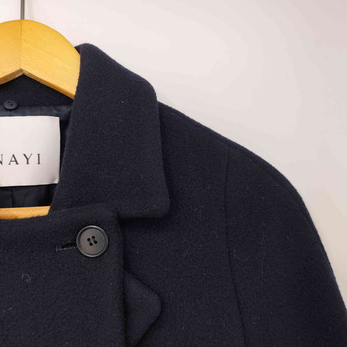 アナイ ANAYI ウールステンカラーコート レディース JPN:38
