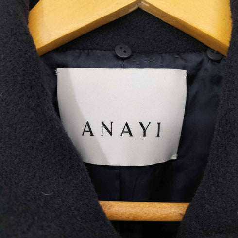 アナイ ANAYI ウールステンカラーコート レディース JPN:38