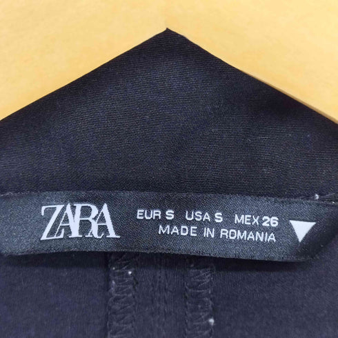 ザラ ZARA フロントギャザーシャツワンピース レディース S