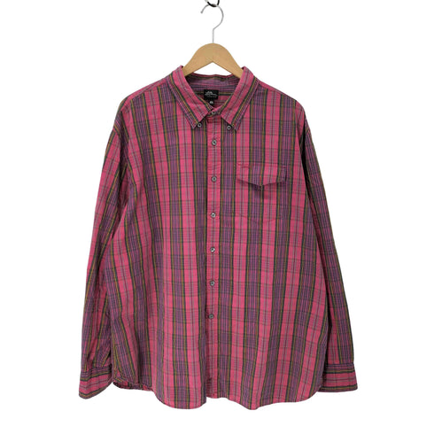 エルエルビーン L.L.Bean 復刻 筆記体タグ ボタンダウン チェックシャツ メンズ JPN:XXL