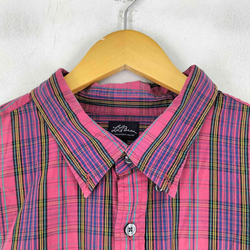 エルエルビーン L.L.Bean 復刻 筆記体タグ ボタンダウン チェックシャツ メンズ JPN:XXL