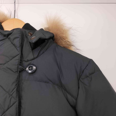 エーグル AIGLE ファー付き ダウンコート レディース import:S