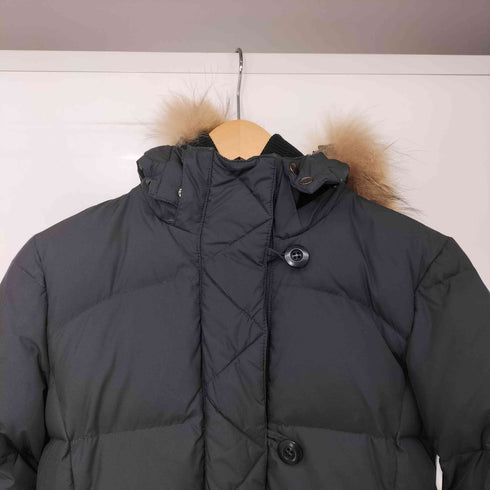 エーグル AIGLE ファー付き ダウンコート レディース import:S