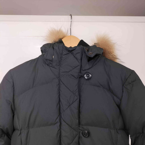 エーグル AIGLE ファー付き ダウンコート レディース import:S