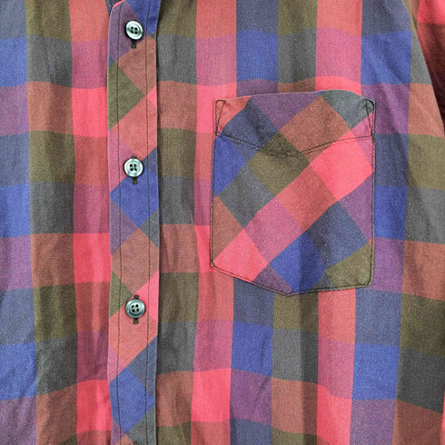 エルエルビーン L.L.Bean 復刻 筆記体タグ ボタンダウン ブロックチェックシャツ メンズ JPN:XXL