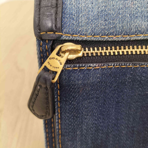 コーチ COACH デニムミニウォレット レディース
