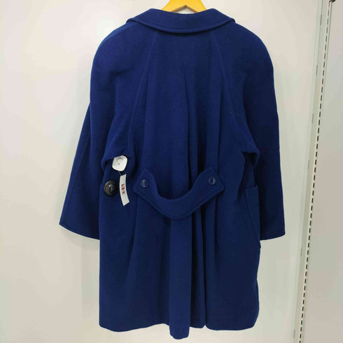 ヘルノ Herno MADE IN ITALY 裏地総柄シルク100% カシミア混 ウールダブルブレストコート レディース