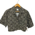 ロクビューティーアンドユースユナイテッドアローズ 6 BEAUTY & YOUTH UNITED ARROWS PRINT SHORT SLEEVE SHIRT ダイヤ柄 プリントショートスリーブジャケット レディース