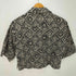 ロクビューティーアンドユースユナイテッドアローズ 6 BEAUTY & YOUTH UNITED ARROWS PRINT SHORT SLEEVE SHIRT ダイヤ柄 プリントショートスリーブジャケット レディース