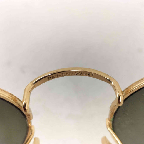 レイバン Ray-Ban ROUND METAL サングラス メンズ 50ロ21