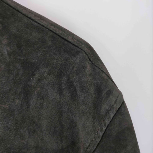 ザラ ZARA SUEDE LEATHER JACKET スエード レザー ジャケット メンズ import:M