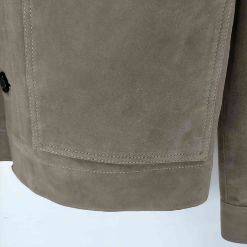 ザラマン ZARA MAN LIMITED EDITION ポケット付きスエードレザージャケット メンズ import:S
