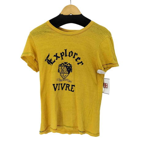 ティグルブロカンテ TIGRE BROCANTE Explorer VIVRE オールドイングリッシュ Tシャツ メンズ JPN:XS