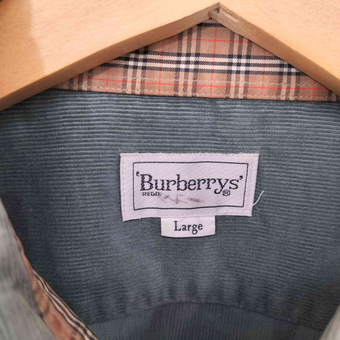 バーバリーズ BURBERRYS 90S BD L/S コーデュロイシャツ メンズ import:L