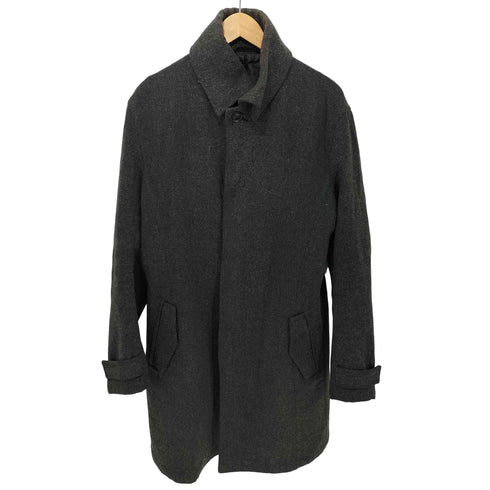 キャサリンハムネットロンドン KATHARINE HAMNETT LONDON 00s コットンウール ステンカラーコート メンズ JPN:L