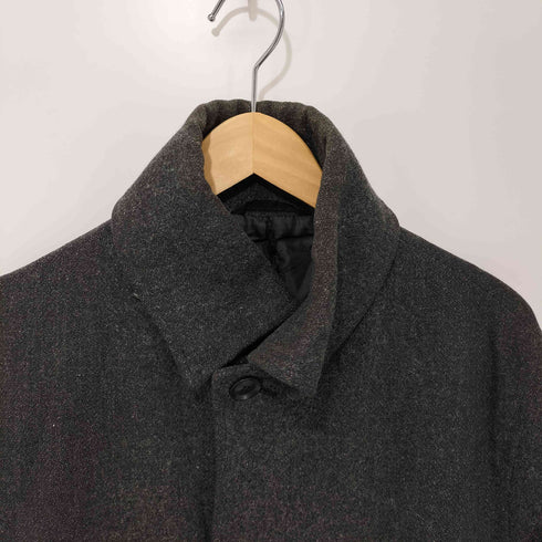 キャサリンハムネットロンドン KATHARINE HAMNETT LONDON 00s コットンウール ステンカラーコート メンズ JPN:L