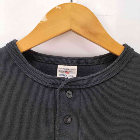 アヴィレックス AVIREX ヘンリーネックTシャツ メンズ JPN:S