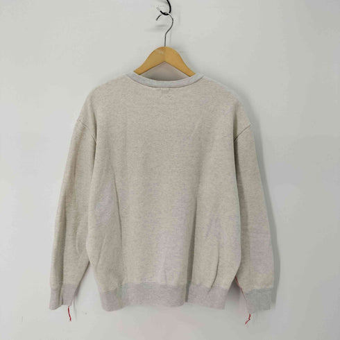 ロクビューティーアンドユースユナイテッドアローズ 6 BEAUTY & YOUTH UNITED ARROWS コットンウラケ カラーステッチ クルーネック プルオーバー レディース