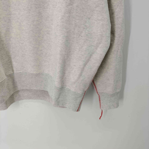 ロクビューティーアンドユースユナイテッドアローズ 6 BEAUTY & YOUTH UNITED ARROWS コットンウラケ カラーステッチ クルーネック プルオーバー レディース
