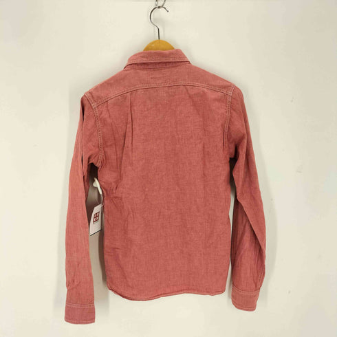 エイトジー EIGHT-G マチ付き シャンブレーワークシャツ メンズ JPN:S