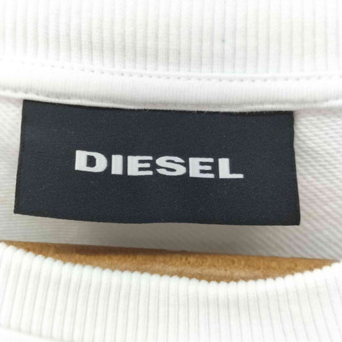 ディーゼル DIESEL エンボスロゴ クルーネックスウェット メンズ JPN:M