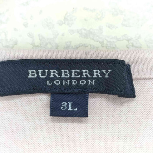 バーバリーロンドン BURBERRY LONDON ホースロゴプリント VネックTシャツ ビッグサイズ メンズ 3L