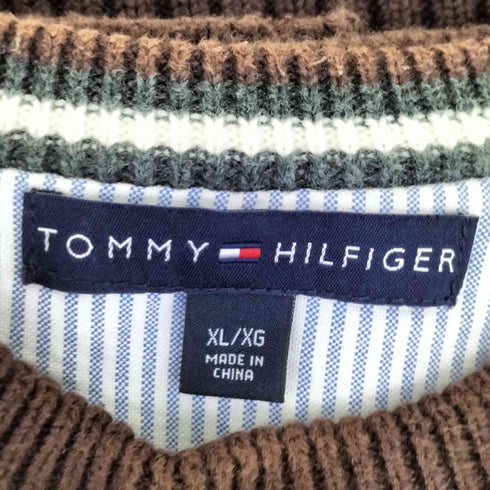 トミーヒルフィガー TOMMY HILFIGER コットンクルーネックセーター メンズ JPN:XL